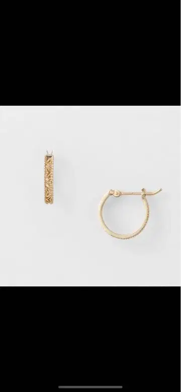 아가트 agete 후프 귀걸이 k10