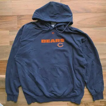 NFL TEAM APPAREL 베어스 자수 후드티 네이비