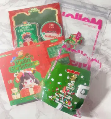 Mellojoy 스퀴즈 멜로우 크리스마스 리스트 아크릴 스탠드 포함