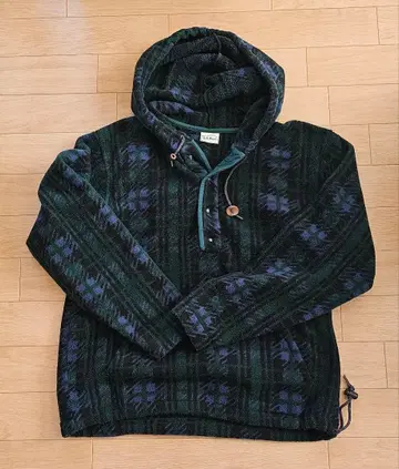 L.L.Bean 플리스 풀오버 다크 그린