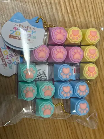 포치포치 키보드 블록 발바닥 4개 세트