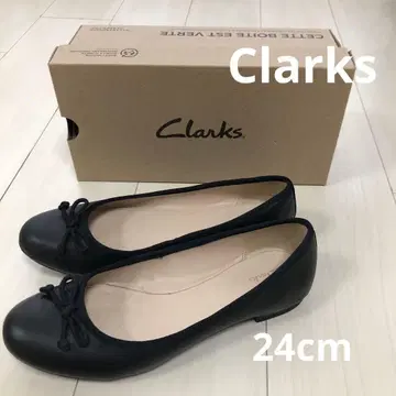 Clarks Carousel Ride 발레 슈즈 블랙 24cm
