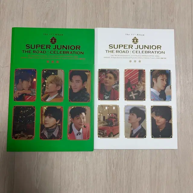 슈퍼주니어 The Road: Celebration 앨범 일괄