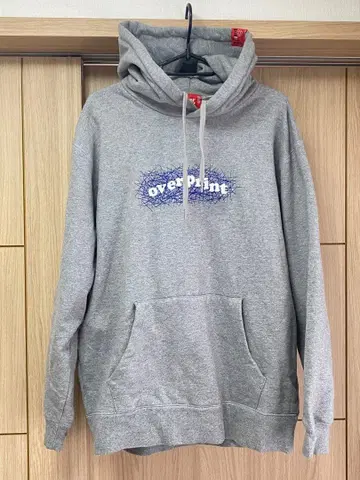 overPrint 후드티 로고