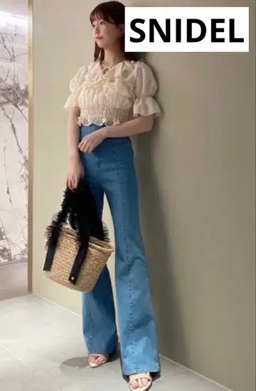 스나이델 하이웨스트 스트레치 데님 1 블루