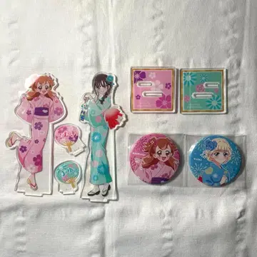 프리큐어 원더풀 프리큐어 아크릴 스탠드 캔뱃지 여름 물드는 원더풀!