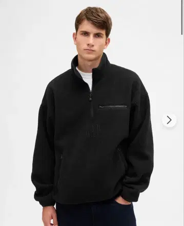 [새상품] GAP 오버 사이즈 하프 지퍼 플리스 자켓