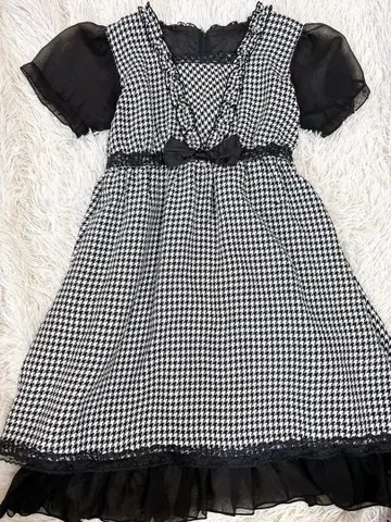 y2k 00s 헤이세이 여아 페어리 그런지 공주 갸루 로리 체크 원피스