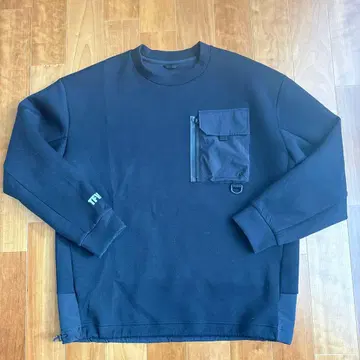 TFW49 로고 블랙 맨투맨