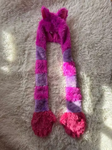 디즈니 리조트 체셔 고양이 팬캡 머플러 이상한 나라의 앨리스