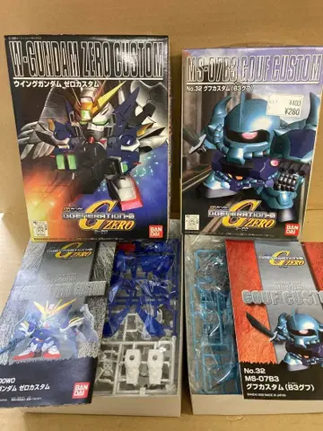W-GundamZeroCustom/MS-07B3GoufCustom 세트