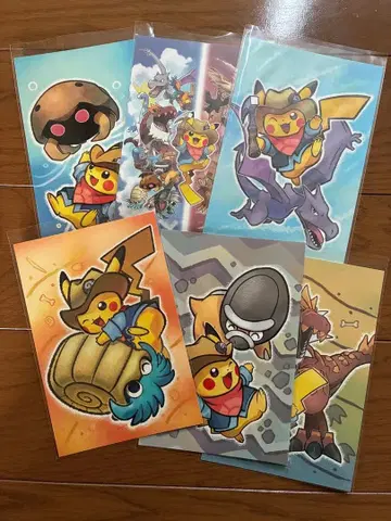 후쿠이현립 공룡 박물관 포켓몬 화석 박물관 엽서 한정품