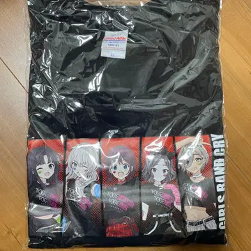 걸즈밴드 T셔츠 XL 돈키호테 한정판