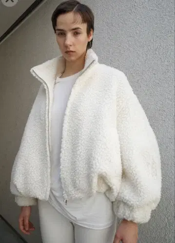 CLANEBALLOON BOA BLOUSON 아이보리 사이즈 1