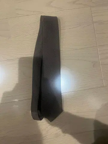 가마쿠라 셔츠 넥타이 브라운 실크 100%