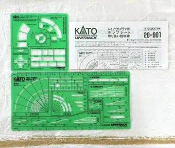 KATO 20-901 레이아웃 플랜용 템플릿 (N 게이지용)