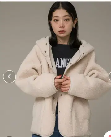 어반 리서치 Sonny label 무스탕 리버서블 후디 코트