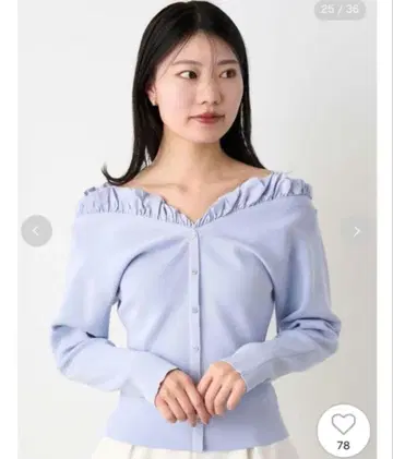 HANAE MORI x CELFORD 콜라보 하트넥 리브 니트 풀오버