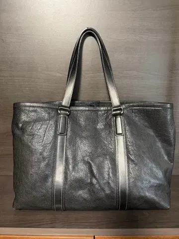 [츠치야 가방 제조소] 천연 가죽 올 가죽 버팔로 비즈니스 토트백