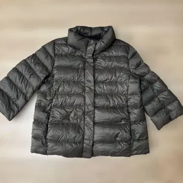 UNIQLO 유니클로 다운 자켓 7부 소매 L 카키 Anecan 콜라보