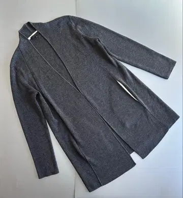 iCB 아이시비 롱 니트 가디건 S 그레이 울 100%