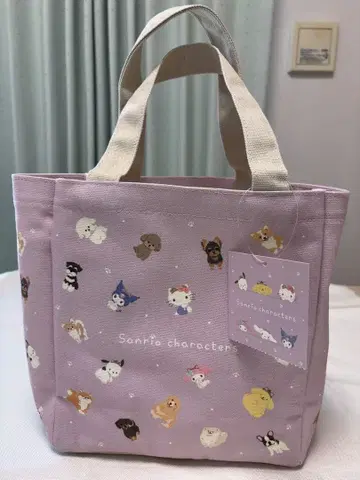 산리오 우리 아이 토트백 강아지