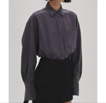 TODAYFUL 실키 포켓 오버 사이즈 셔츠