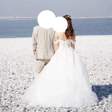 웨딩 드레스 사전 촬영 사진 드레스