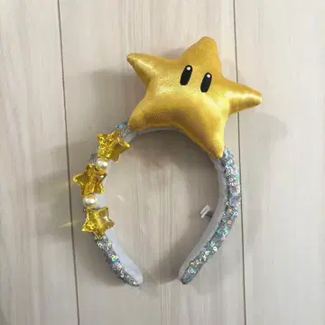 유니버셜 머리띠 스타 슈퍼 마리오 펄 usj star