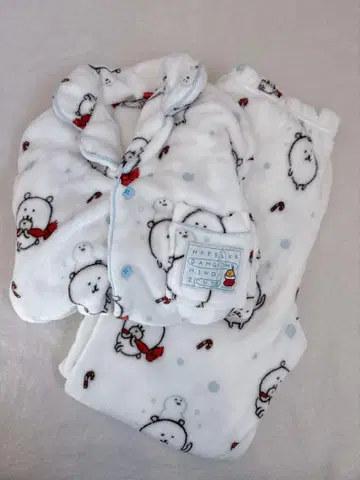 한국 한정 SPAO 나가노의 곰 눈사람 모코모코 룸웨어