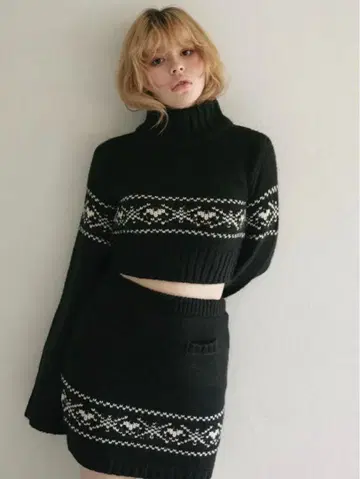 andmary Nordic heart set up 블랙 앤마리