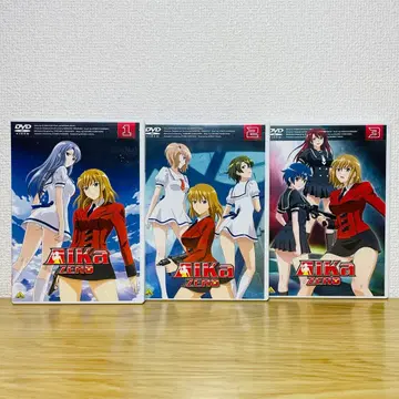 [ 전권 카드 포함 ] AIKa ZERO DVD 전 3권 세트