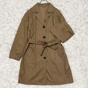 프레임워크 [ 사이즈 S ] 벨티드 코트 트렌치코트 브라운 브라운 계열