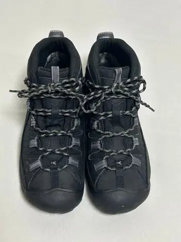[ 새상품급 ] KEEN 블랙 하이컷 트레킹 슈즈 30cm