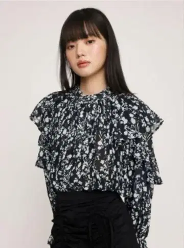 SLY FLOWER CHIFFON 블라우스 스라이