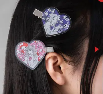 이토 준지 x 산리오 갸루 토미에 아크릴 헤어 클립 세트