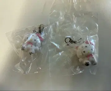 산리오 캐릭터즈 메지루시 액세서리 후와후와 스노우 헬로키티 2종