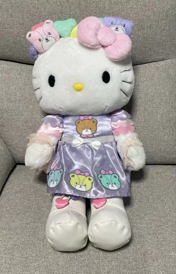 헬로키티 40th HUG 인형 봉제 인형 퍼플