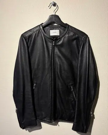 INHERIT / 램 가죽 싱글 라이더 / SIZE:S / 양가죽