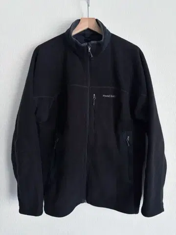 mont-bell 블랙 플리스 자켓