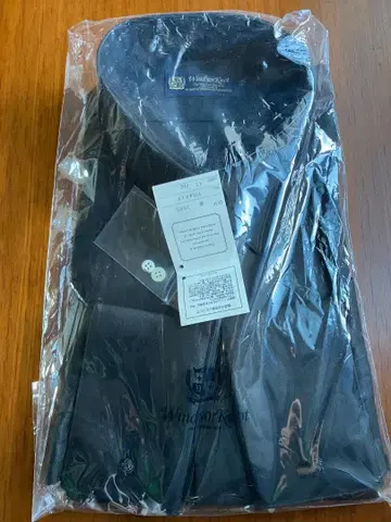 미사용! 일본제 윈저 노트 와이셔츠 핀홀 칼라 더블 커프스