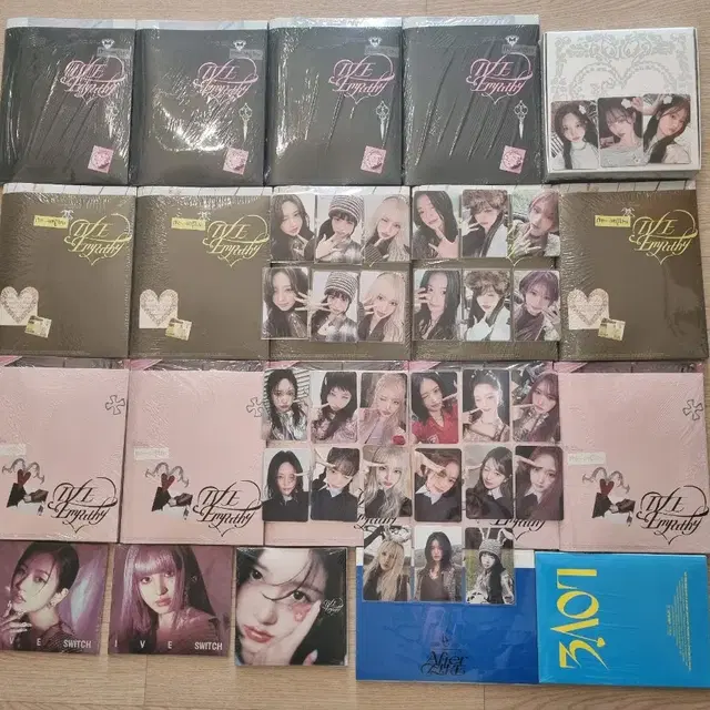 아이브 미개봉 앨범 및 스타쉽 특전 포카