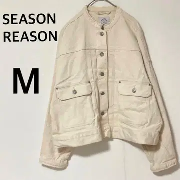 SEASON REASON 시마무라 노카라 자켓 [ M ] 아이보리