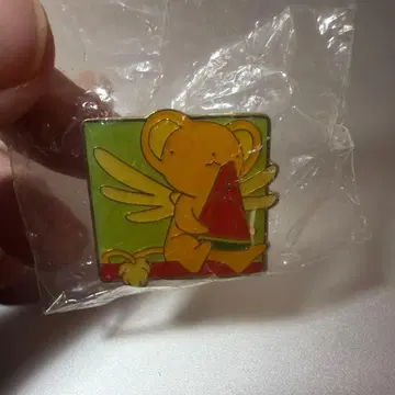 카드캡터 사쿠라 케로짱 수박 핀 배지