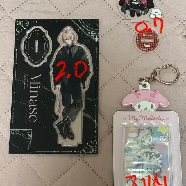 네오포르테 이토이토이 아리아 미나세 레어 체키 3주년 아크릴 스탠드