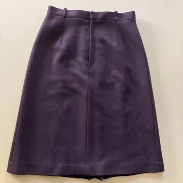 퍼플 타이트 스커트 안감 부착