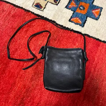 블랙 가죽 숄더백 에스페란토 남녀 OK