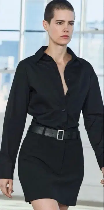 새상품 ZARA ZW 컬렉션 벨트 포함 원피스. SX