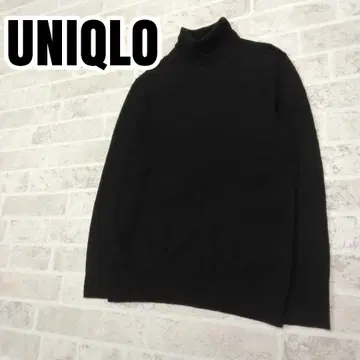 유니클로 캐시미어 니트 터틀넥 니트 M 사이즈 남성용