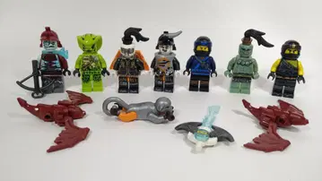 레고 미니 피규어 닌자고 7개 정품 부품 브리자드 사무라이 원숭이 외